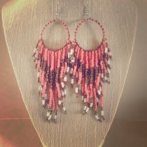 Lovely‎ Bohemian Style Beaded Earrings